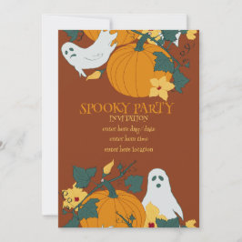 Griezelig feest kaart