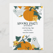 Griezelig feest kaart (Voorkant / Achterkant)