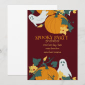 Griezelig feest kaart (Voorkant / Achterkant)