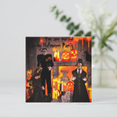 Griezelig Frankenstein Gehekthuis Halloween Kaart (Staand voorkant)