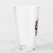 Griezelig Fun Horreur Kerstman Krampus Kerstmis Glas (Rechts)