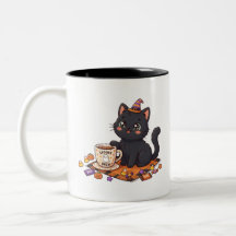 Griezelig & Gecaffeineerde Halloween Zwarte Kat