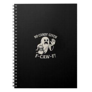 Griezelig Geen F-Caw-F Grafisch Notitieboek