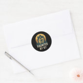 Griezelig Gehekst Huis Meme 67 Grappige Wiskunde H Ronde Sticker (Envelop)