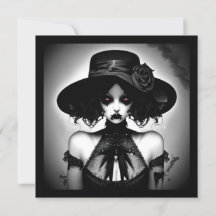 griezelig gotisch meisje halloween