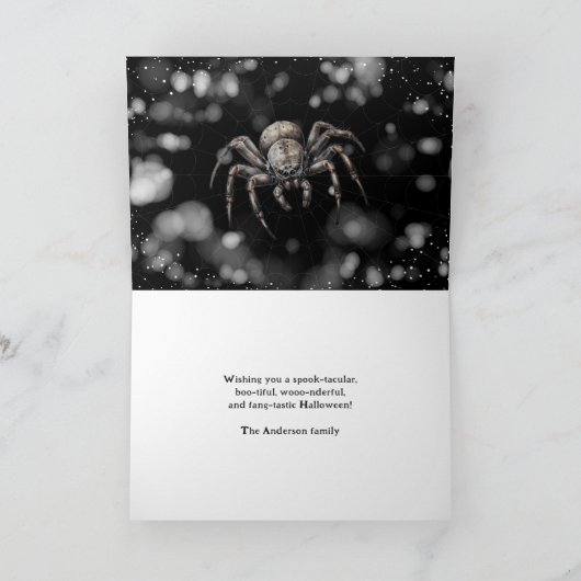 griezelig griezelig eng gelukkig halloween Kaart (Binnen)