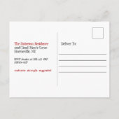 griezelig griezelig Gothic pop halloween feestuitn Briefkaart (Achterkant)