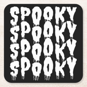 GRIEZELIG GRIEZELIG HALLOWEEN KOSTUUM KARTONNEN ONDERZETTERS