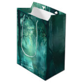 griezelig groen moeras medium cadeauzakje (Voorkant Gekanteld)