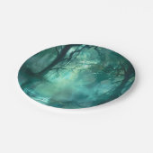 griezelig groen moeras papieren bordje (Gekanteld)