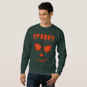 Griezelig Halloween-feest aangepast Trui (Voorkant volledig)