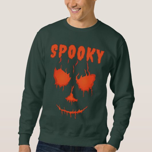Griezelig Halloween-feest aangepast Trui (Voorkant)