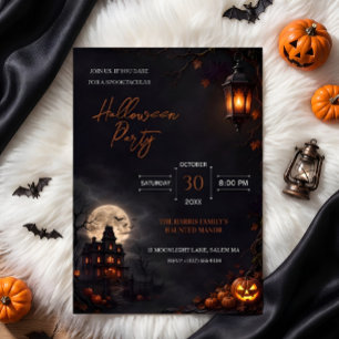 Griezelig Halloween-feest Kaart
