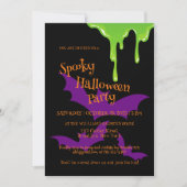 Griezelig Halloween-feest Uitnodiging (Voorkant)