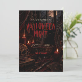 Griezelig Halloween-feest Uitnodiging