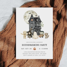 Griezelig Halloween Housewarming Feest
