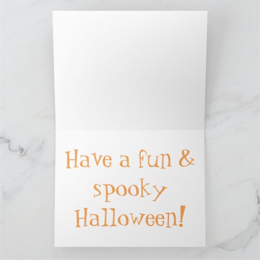 Griezelig Halloween Kaart (Binnen)