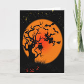 Griezelig Halloween Kaart (Voorkant)