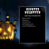 Griezelig Halloween Kantoorfeest Zwarte Kat Kaart