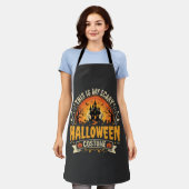 Griezelig Halloween-kostenontwerp in vectorformaat Schort (Gedragen)