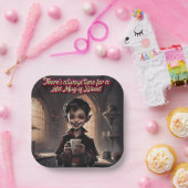 Griezelig Halloween! 🎃 Papieren Bordje (Feest)