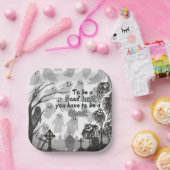 Griezelig Halloween! 🎃 Papieren Bordje (Feest)