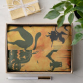 Griezelig Halloween Patroon Decoupage Tissuepapier (Geschenk)