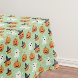 Griezelig Halloween-patroon op een Tafelkleed