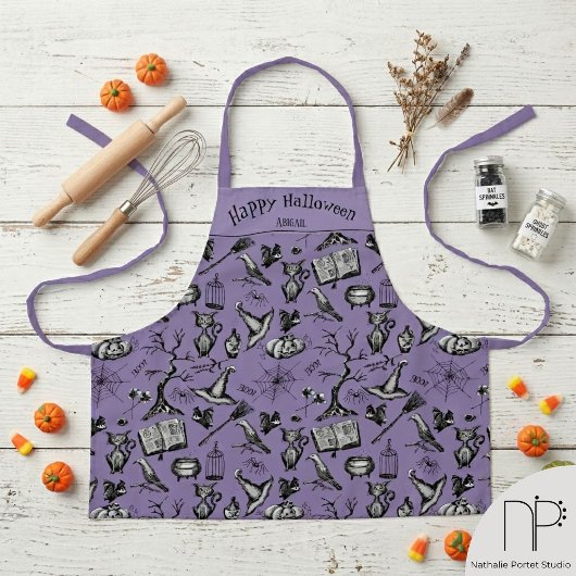 Griezelig Halloween Persoonlijk Schort voor Kinder