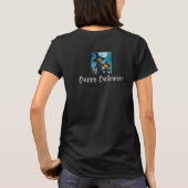 Griezelig Halloween Pompoen Duo T-shirt (Achterkant)
