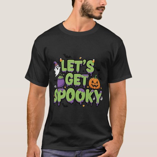 Griezelig Halloween-shirt T-shirt (Voorkant)