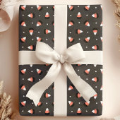 Griezelig Halloween Snoep Mais Patroon Cadeaupapier