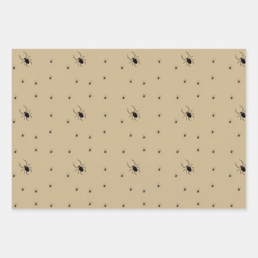 Griezelig Halloween spin inpakpapier (Voorkant 2)