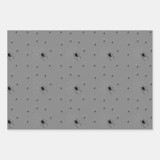 Griezelig Halloween spin inpakpapier (Voorkant 2)