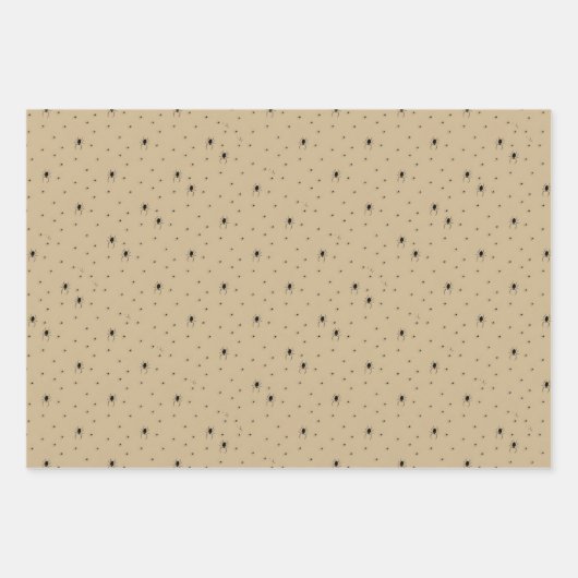 Griezelig Halloween spin inpakpapier. Inpakpapier Vel (Voorkant)