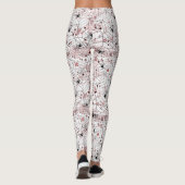 Griezelig Halloween Spinnenweb Leggings (Achterkant)