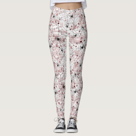 Griezelig Halloween Spinnenweb Leggings