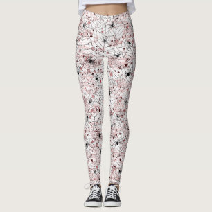 Griezelig Halloween Spinnenweb Leggings