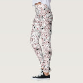 Griezelig Halloween Spinnenweb Leggings (Links)