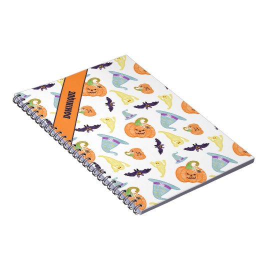 Griezelig Halloween Spiraal Notebook Notitieboek (Rechterzijde)