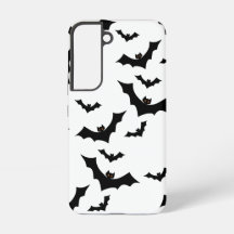 Griezelig Halloween Vleermuizen Patroon Esthetisch