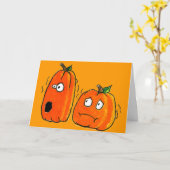 GRIEZELIG HALLOWEEN WENSKAART KAART (Gele Bloem)