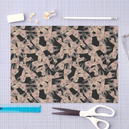 Griezelig Heksenhanden Patroon Halloween Tissuepap Tissuepapier (Craft)