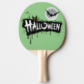 Griezelig Hof: Halloween-thema Ping Pong Paddle Tafeltennisbatje (Voorkant)