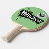 Griezelig Hof: Halloween-thema Ping Pong Paddle Tafeltennisbatje (Voorkant Gekanteld)