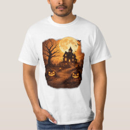 Griezelig Huis Halloween T-shirt