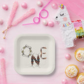 Griezelig insect Bug Eerste Verjaardag Papieren Bordje (Feest)