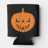 Griezelig Jack-o'-Lantern Halloween-ontwerp Blikjeskoeler (Achterkant)