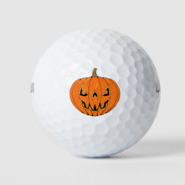 Griezelig Jack-o'-Lantern Halloween-ontwerp Golfballen