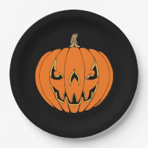 Griezelig Jack-o'-Lantern Halloween-ontwerp